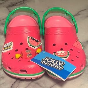 Crocs Limited Edition Watermelon JOLLY RANCHER Classic Clogs Various Sizes